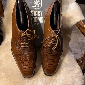 Stacy Adams Men’s Brown Dress Shoes sz 10 M